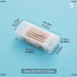 💞【Special price】💖HONG กล่องยาแบบพกพาสำหรับเดินทางกล่องใส่สำลีกล่องใส่เครื่องประดับไหมขัดฟันกันฝุ่นกล่องเครื่องประดับ