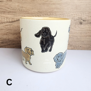 he Leaferie Mocca Dog / Cat plant pots Ceramic flowerpot flowerpots flower pot planter planters