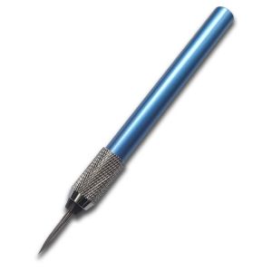MO SHI WAN ZAO MS073 Tungsten Steel Scriber Parting Line C-Plane Engraving Tool for Gundam Gunpla Building Model Making Sharp Marking Knife