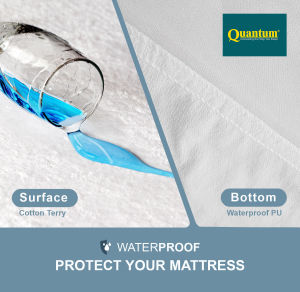 Quantum Waterproof Mattress Protector - Pelindung Kasur Anti Air