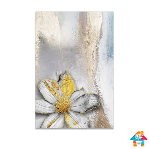 RUNABEE Dekorasi Dinding Bunga Abstrak Hiasan Kamar Wall Decor Poster Pajangan Kayu Kamar 20x30CM