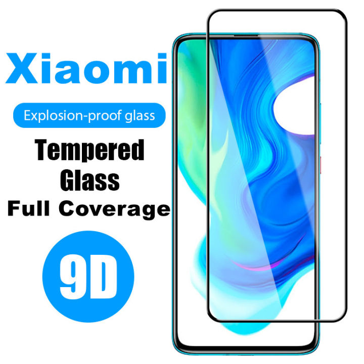 9D Tempered Glass for Xiaomi Redmi 14C Note 8Pro 9Pro 9S 10 10S 10  Pro Mi 9T 10T Pro Redmi 6A 7A 8A 9A 9C 9T Poco X3 Pro M3 Pro F1 F2 Pro 