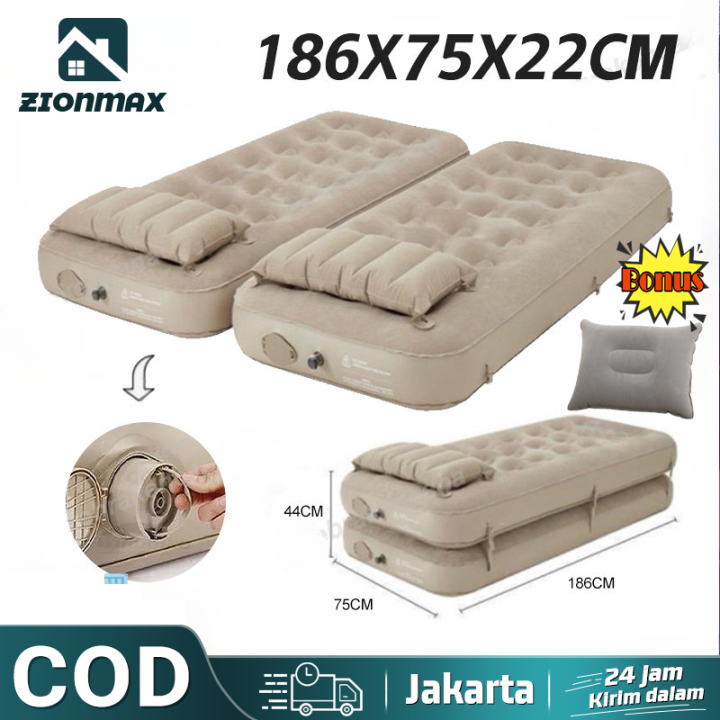 【186X96X22cm】【186X75X22cm】Air Bed/Kasur Angin Queen/kasur angin intex ...