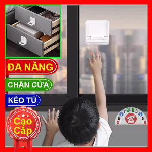 Tay Nắm Mở Tủ Dụng Cụ Đẩy Tay Kéo Cửa Khóa Cửa Lùa Cửa Trượt Tránh Kẹt Tay An Toàn Cho Bé