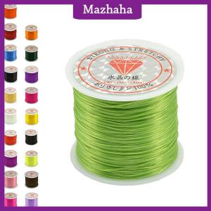 Mazhaha 50M Strong Stretch Elastic Cord Wire rope Bracelet Necklace String Bead 0.5mm