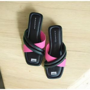 ALANA -Sendal Flat Wanita Hanna Combi Warna Cantik