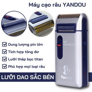 Máy Cạo Điện Siêu Bền Nội Địa Trung Yandou 301 Pin Sạc Liền Chất Lượng cao [ Cam Kết Hàng Chuẩn Loại 1 ]