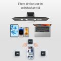 BOMIDI GM1 Wireless Mini Lightweight Mouse Transparent Clear Rechargeable Silent Computer. 