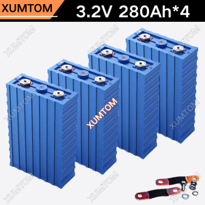 (ร้านไทย) แบตเตอรี่​ลิเธียมฟอสเฟต CALB lifepo4 battery 280ah แบตเตอรี่​ ลิเธียม​ 3.2V แบตเตอรี่ใหม่เอี่ยม แบตลิเธี่ยม lifepo4 ตัวต้านทาน 0.1mΩ-0.4mΩ เซต4ก้อน ฟรีน็อตและบัสบาร์