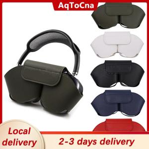 [COD] AqToCna Ship within 24 hours Portable Protective PU Cover Soft Durable Wear-resistant Case Anti-scratch Waterproof Pouch Protective Headphones Case for Dust and Scratch for Airpods Max Headset