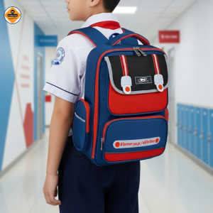 Balo Học Sinh Chống Gù Nam TNBags Smart Red TN.B.3110 Cao Cấp Màu Đỏ Chống Nước Tốt Nhiều Ngăn Tiện Lợi Mở Rộng 180 Độ Hiện Đại Cá Tính!