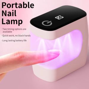 WININ USB Rechargeable Mini UV Nail Care Lamp Quick Drying UV LEDs Nail Dryer Lamp Portable Nail Lamp Machine Gel Nail