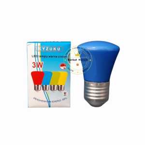 Lampu  Tidur  LED  KYZUKU  3W  BERWARNA(MerahKuninghijau)