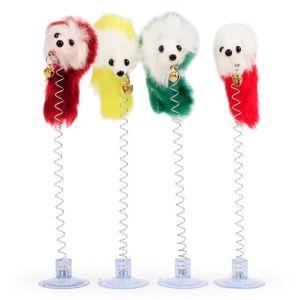 ĐỒ CHƠI LÒ XO CHO MÈO CÓ GIÁC HÚT