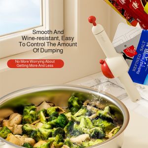 Freshness Bag Refined Cooking Salt Plastic Wrap Bag Smooth Material Delivery Clip Design Home Goodies