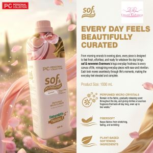 sof & mmmmm Evermore Concentrated Fabric Conditioner 1000ml Personal Collection Unveil
