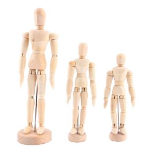 BEIBEI Decoration Crafts Polished Sketch Supplies Sketch Draw Art Models Artist Ornaments Mannequin Action Toy Figures Figure Model Wooden Toy