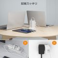 Power strip tower with usb extension cord 3m octopus wiring 8 AC ports 2 type C ports and 1 type A port 180° swing plug TESSAN lightning guard octopus outlet table tap oa tap multitap overload protection rubber. 