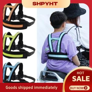 SHPYHT✨ Universal Motorcycle Safety Belt For Kids Toddlers Breathable Shoulder Straps Seat Harness Adjustable Child Reflective Design