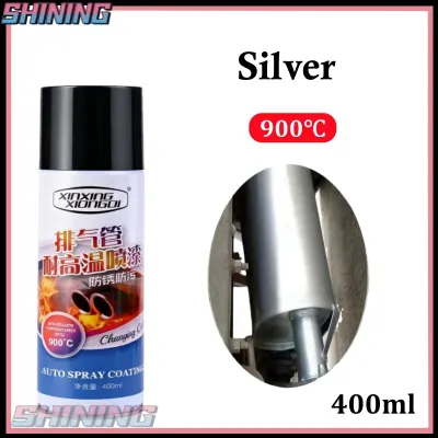 680ML【1200°CHight】Hight Temp Spray Paint Heat Resistant Paint Motorcycle High Temper Resistant Paint