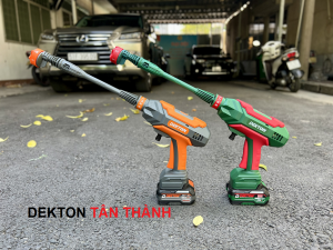 Máy rửa xe pin DEKTON M21 SRX1401PLUS 180W / Bản 2025 / Không chổi than