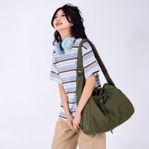 Versatile Nylon Hobo Shoulder Bag for Women with Spacious Interior Ideal for Travel and Casual Outings