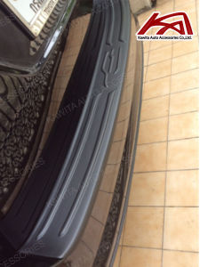 Rear Bumper Step Cover คิ้วกันรอยประตูท้าย กันรอยฝาประตูท้าย TOYOTA FORTUNER 2015-2019 สีดำด้าน