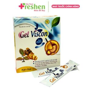 Gel Viscon Kore PLUS Hộp 20 gói Người bị viêm loét dạ dày tá tràng với các biểu hiện: đầy bụng khó tiêu ợ hơi ợ chua đau thượng vị trào ngược.