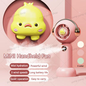 New Electric Fan Min Handheld Fan Nano Spray Air Cooling fan Fan Portable Air Humidifier Mini Fan Rechargeable Desk Fan Electric Fan Rechargeable For School Student