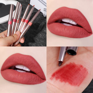 Nude Pink Lip Liner Pencil Waterproof Lasting Smooth Contouring 3D Lips Lipstick Moisturising Non-stick Cups Lipliner Makeup Pen