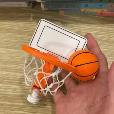 Mini Desktop Basketball Hoop - No Punching Compression Shooting Frame Toy
