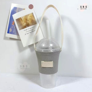 🌟SG STOCK🌟Milktea Cup Holder Carrier Drinking Holder Reusable Cup Bag Cup Sleeve Holder Coffee Cup Sling Carrier