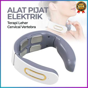 COD Lemecima Alat Pijat Elektrik Terapi Leher Cervical Vertebra - JT-808 / alat pijat elektrik leher portable mini yang lagi viral di tiktok terapi getar murah wireless relax redakan otot tegang otot dalam tanpa suara terbaik terlaris tren paling bagus