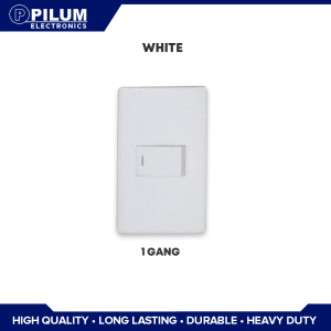 Premium Wall Switches 123 Gang / Standard / Gray / Gold / Silver / Gold / Heavy Duty / Original By Pilum Electronics