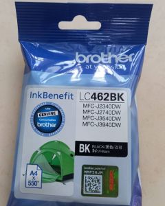 BROTHER LC-462BKBLACK  แท้ศูย์ 100% MFC-J2340DW MFC-J2740DW MFC-J3540DW MFC-J3940DW (550 PAGES ISO 24711)