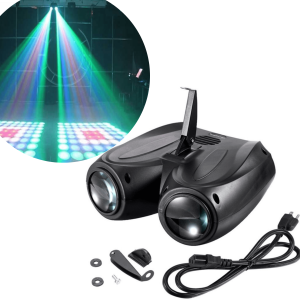 PROMO TERBARU Lampu Sorot Proyektor Disco Panggung RGB 128 LED 20W Sensor Suara EU Plug - EL20