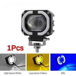 Mini Driving Light For Motorcycle Motorcycle Spotlight Fog Light for Motorcycle Car Universal With Switch