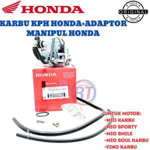 KARBURATOR KPH+ADAPTOR SAMBUNGAN MANIPUL HONDA UNTUK MOTOR SUPRA X 125 KARISMA KIRANA BEAT SCOOPY.//