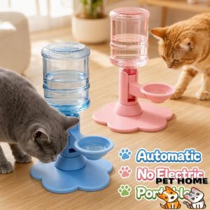 Pet Home-my AP AIMAYAPET Cat Gravity Water Dispenser No Electricity Height Adjustable Cats Small Dogs