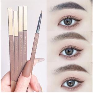 New ultra-fine double-ended eyebrow pencil automatic rotation waterproof eyebrow pencil