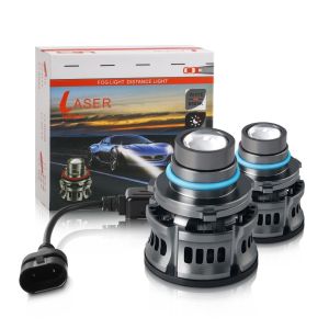 【1 Pair】 LED Car Fog Lights LED Headlight Spot Bulb Projector  Devil Angel Eyes LED Fog Lamps H11 H7 9005 9006 12V 3000K 6000K 100W 15000LM