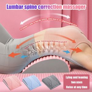 【Ready Stock】Portable lumbar correction massager Yoga stretching massager Waist stretching massager