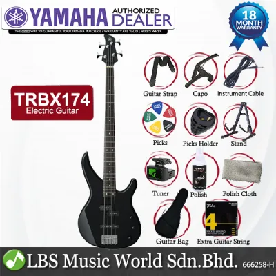 YAMAHA TRBX174 4 String Electric Bass Basses Bundle Student Beginner Series (TRBX 174)