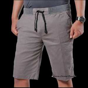 celana cinos pendek pria dewasa 100rb dapat 6pcs bahan tebal pinggang karet murah bisa cod