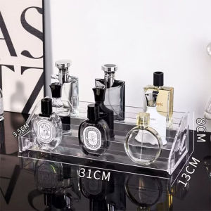 SUNOOM ชั้นวางของ อะคริลิคใส สําหรับจัดระเบียบชั้นวางขวดสีอะคิลิค ชั้นวางโมเดล สามาถใช้เป็น ชั้นวางเครื่องสำอาง วางสินค้า หรืออื่นๆได้