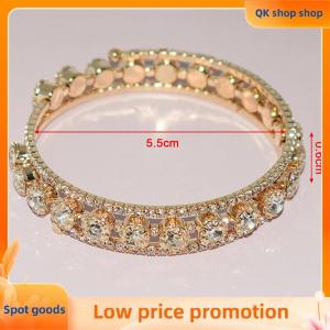 ✨QK shop✨ Fashion Crystal Bracelet for Women Wedding Bangle Hand Jewelry Multi-Layer Bridal Rhinestone Bracelet