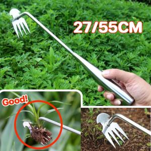 จอบ เครื่องมือกําจัดวัชพืช คราดหญ้า กำจัดวัชพืช คราดเหล็ก คราดมีด้าม ฟันถากหญ้า เครื่องมือทำสวน