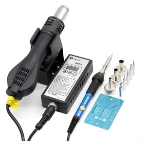 Soldering Station 8858 Portable Digital Hot Air BGA Rework Solder Station Hot Air Blower Desoldering Than 858D 858