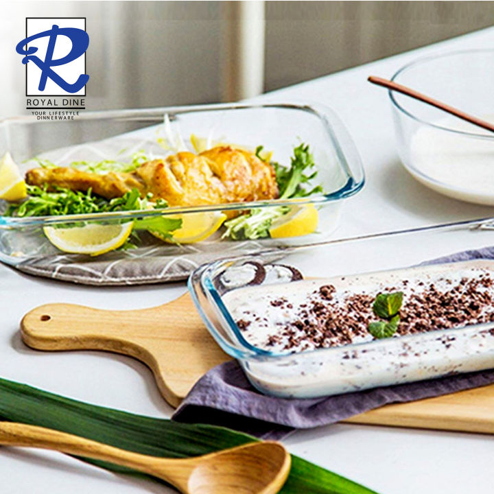 Tempered Glass Glass Baking Set Anchor Hocking Piece Rectangular