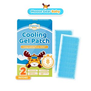 Moose Gear Baby Gel Relief Patches 2pcs (1BOX) Gentle Adhesive w/ 8hrs Cooling Effect